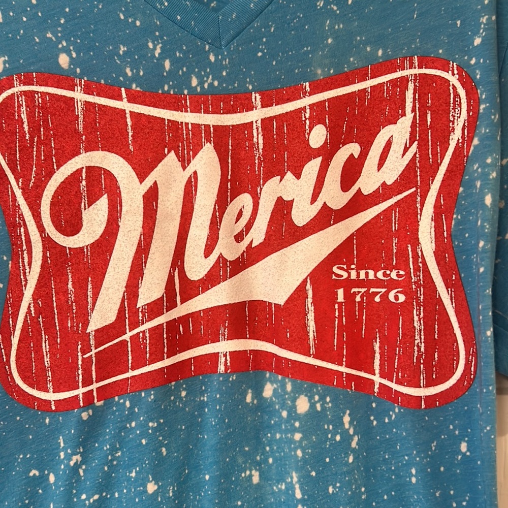Women’s “Merica” medium boutique shirt. Soft cotton - Picture 2 of 2